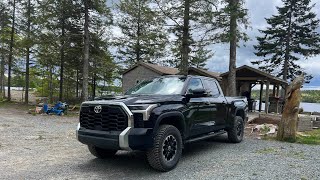 2024 TOYOTA TUNDRA 3 INCH LIFT amp 35s ON FACTORY WHEELS [upl. by Ballard]