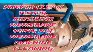 LETS CLEAN WATER REFILLING MEMBRANE machine cleaning water trending viralvideo asmr [upl. by Friend]