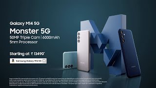 Introducing the Galaxy M14 5G  Monster 5G  Samsung [upl. by Rennerb]