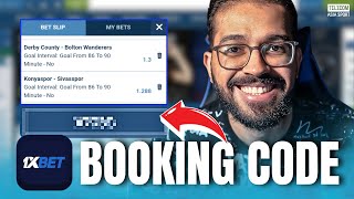 Full GUIDE to USE BOOKING CODE on 1XBET  How to Get 1XBET Booking Code [upl. by Ilrahc]