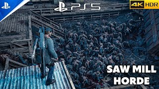 Days gone sawmill horde most easiest way to wipe out viral gaming daysgone zombiesurvival [upl. by Noryk]