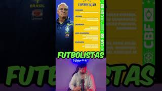 CONVOCATORIA DE BRASIL brasil convocatoria conmebol dorivaljr viniciusjr [upl. by Nylaroc]