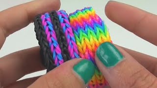 Loom Bandz DIY Vierfach Fishtail selber machen Anleitung Tutorial  How To deutsch [upl. by Nashbar]