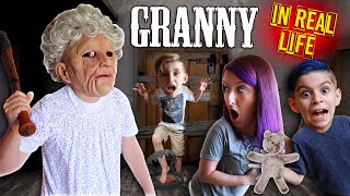 Granny Horror Game In Real Life [upl. by Ahsikad]