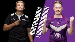 BUCS Super Rugby Northumbria v Loughborough [upl. by Eicram]