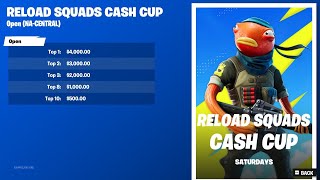 My First Reload Squad Cash Cup [upl. by Aikemaj]