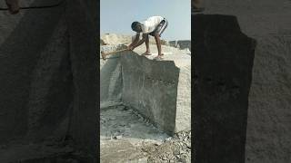 granite stone cutting video [upl. by Iorio]