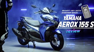 2024 Yamaha Aerox 155 s new model price featuresmileage  review [upl. by Adnuhsed530]