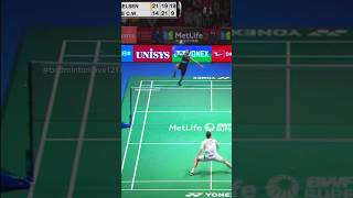 unexpected amezing net Play by Lee Chong Wei against Viktor axelsen youtubeshorts shorts [upl. by Atat773]