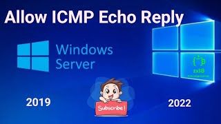 Allow ICMP Echo reply on windows server 20192022 [upl. by Beall]