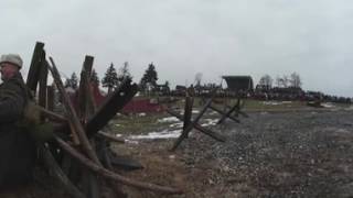 360 WWII battle reenacted with tanks and pyrotechnics [upl. by Asiela]