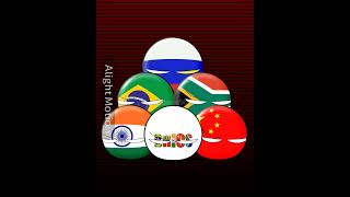 NATO vs BRICS countryballs animation history edit [upl. by Stralka288]