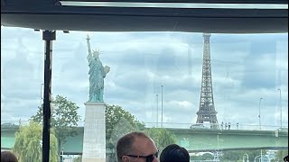 Lunch on the Seine  Paris France  July 1 2024 [upl. by Ardnaz252]