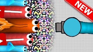 DEIPIO TANKS IN SLITHERIO  Epic New Hack Slitherio Mods With CRAZY Slitherio Skin Gameplay [upl. by Seroled]