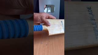 Easy Bat Threading at Home  Homemade Bat Binding cricket shorts binding [upl. by Melquist729]