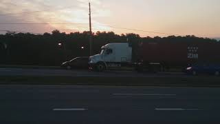 Straight pipe Freightliner Columbia 112 with Mercedes Benz Diesel [upl. by Langan]