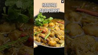 Hariyali Aloo Curry Recipe  How to Make Veg Indian Style Hariyali Aloo Curry Recipe getcurried [upl. by French]