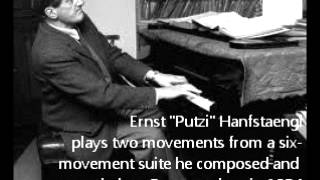 Ernst quotPutziquot Hanfstaengl plays the piano [upl. by Lay216]