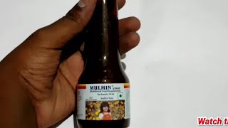 Mulmin syrup for adults immunity and bone health Multivitamin syrup uses and review Medicine Health [upl. by Adelle]