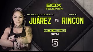 Mariana “Barby” Juárez México vs Paola Rincón Colombia [upl. by Oniskey]