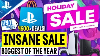 BIGGEST PSN Sale of the YEAR Live NOW PSN HOLIDAY SALE 2023  Over 4600 FANTASTIC New PS4PS5 Deals [upl. by Cory]