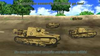 Girls Und Panzer  AMV  Anzio  Addio mia bella addio [upl. by Ybbil298]