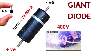 20000 Amps  Make a 400V 300A Giant Diode with 20 KA Peak Amperes  Best DIY Project 2020 [upl. by Akirre]