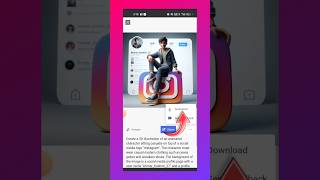 How To Create 3D Ai Social Media Image On Instagram  trending Social Media Profile [upl. by Plume421]