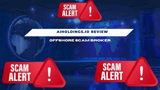 Aiholdingsio Review  Confirmed Scammer [upl. by Botsford]