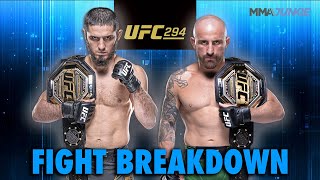 Islam Makhachev vs Alexander Volkanovski 2 Prediction  UFC 294 Breakdown [upl. by Placida]