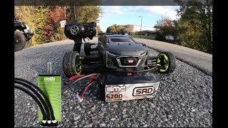 Arrma Talion 6s pass 125mph pass 1721 2400kv [upl. by Ynoep159]