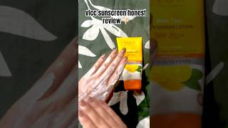 vlcc sunscreen review shorts skincare youtubeshorts ytshorts [upl. by Attenauqa216]