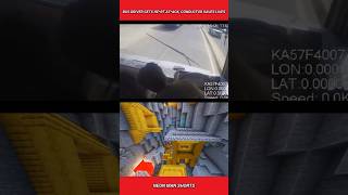 Bus driver gets hert atack while driving Conductor Saves Everyone 😱 shorts [upl. by Starbuck]