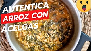 Receta La auténtica receta del arròs amb bledes arroz con acelgas que no llevaba patata [upl. by Nnazil]