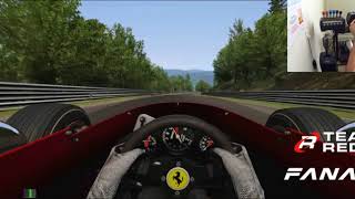 Ferrari 312  Nordschleife Assetto Corsa World Record with VR [upl. by Aileduab]