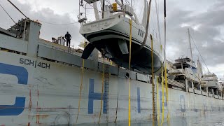 This Yacht is Sinking Loading on a Ship for Yacht Transport BRNKL review  EP 212 [upl. by Anileuqcaj24]