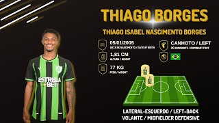 Thiago Borges  Lateralesquerdo Volante ● Melhores Momentos ● 2024 [upl. by Yvaht]