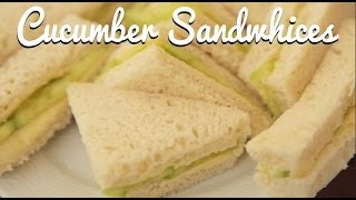 English Cream Tea Cucumber Sandwiches  Crumbs [upl. by Thier]