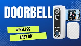 Unboxing and Setup Guide for Placuy Wireless Doorbell Camera with Chime [upl. by Grady283]