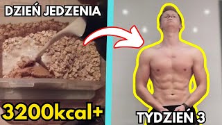 DZIEŃ JEDZENIA 3200KCAL  TRZECI TYDZIEŃ TRENINGOWY [upl. by Drus]