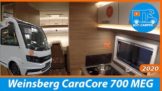 Weinsberg CaraCore 700 MEG  Integrated Made in Germany  Motorhome Tour  Caravansalon Dusseldorf [upl. by Aicarg966]