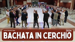 BACHATA in CERCHIO 2024 coreo Hantos Djay  Linedance 2024 [upl. by Sancho461]