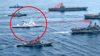 Chinese SPY Ship FOLLOWS a US Navy Carrier Group Then THIS Happened [upl. by Aicrop]