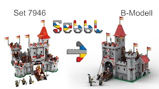 LEGO® 7946 BModell  Burg mit Hof zum Einrichten [upl. by Ama]