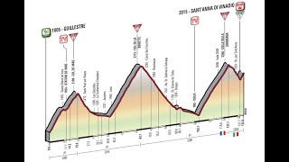 Giro dItalia 2016 20a tappa GuillestreSantAnna di Vinadio 134 km [upl. by Ahseeyt]