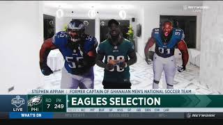 Eagles Draft Moro Ojomo with the 249th Overall Pick in 2023 NFL Draft  NFL Network HD [upl. by Leahcir631]