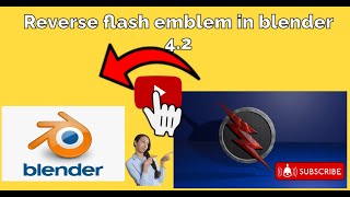 quotBlender 3D Animation Reverse Flash Emblem Creationquot [upl. by Aissirac]