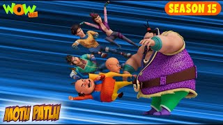 Motu Patlu vs Sumo King Bandora  Motu Patlu  Full Episode  Season 15  Wow Kidz [upl. by Blondelle620]