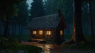 Rain Sounds For Sleeping  99 Instantly Fall Asleep With Rain And Thunder Sound At Night [upl. by Eadrahs]