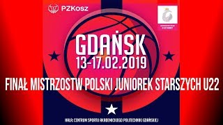 Finał Mistrzostw Polski Juniorek Starszych u22 Gdańsk 13 lutego 2019 [upl. by Muriel]